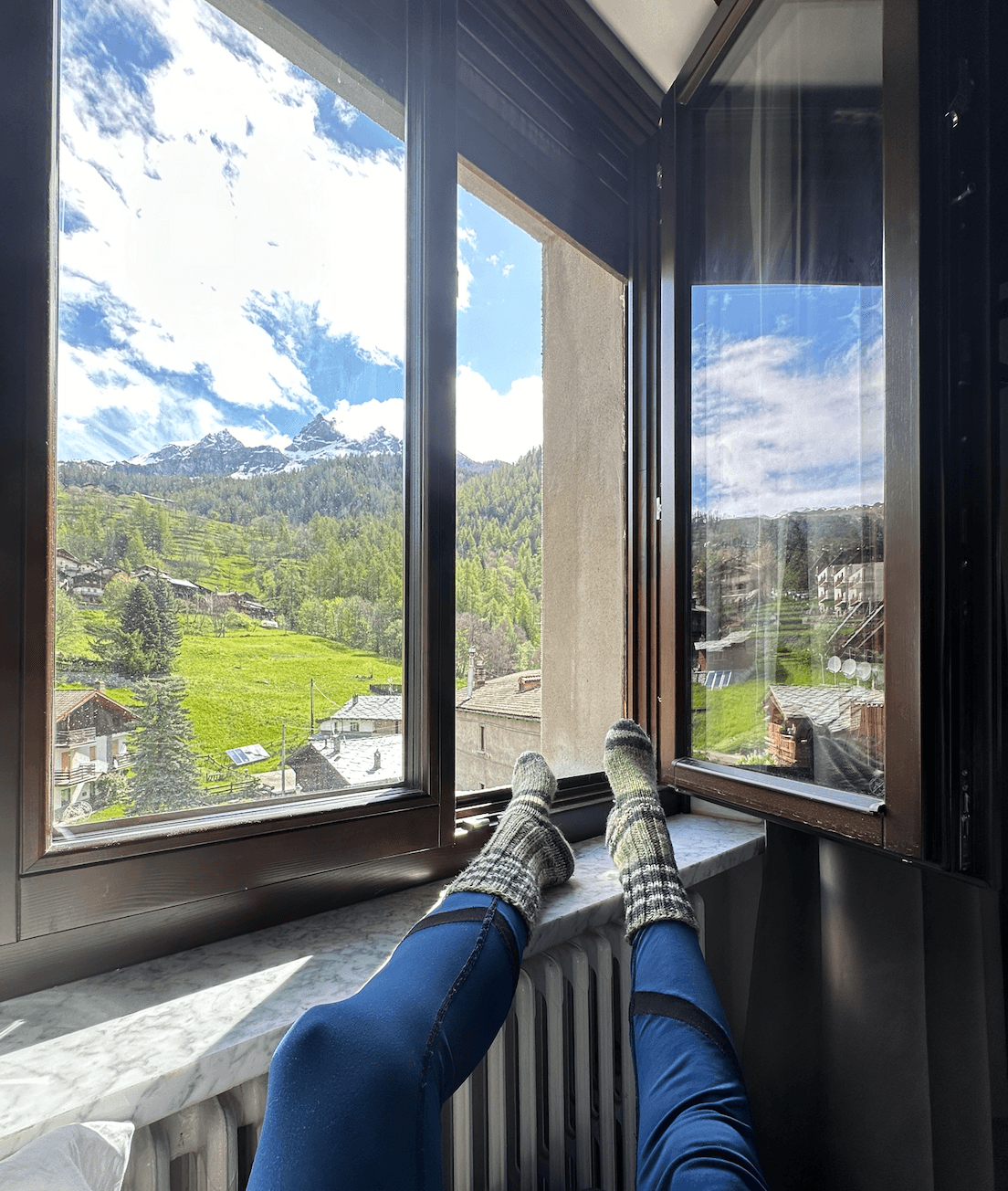 The view from the family room