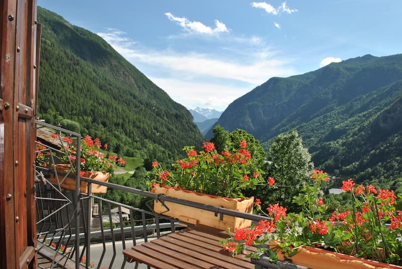 The valley view
