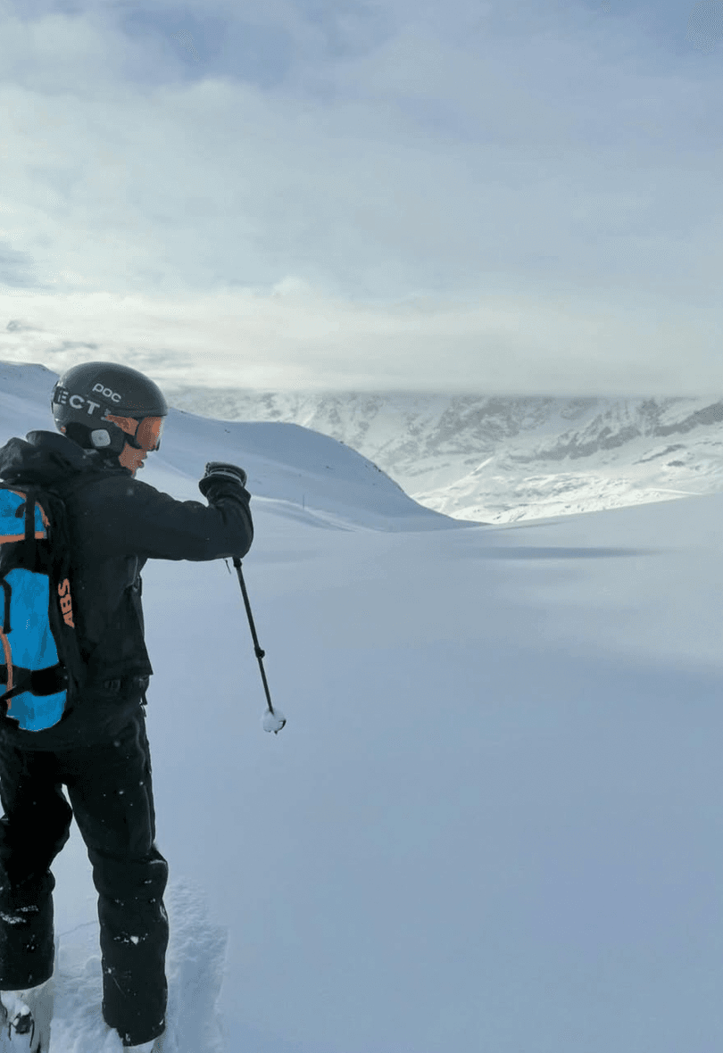 With your guide — first tracks, every morning